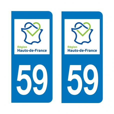 PLAQUE IMMATRICULATION -Hauts-de-France 