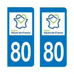 PLAQUE IMMATRICULATION -Hauts-de-France 
