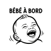 humour Bébé a bord 