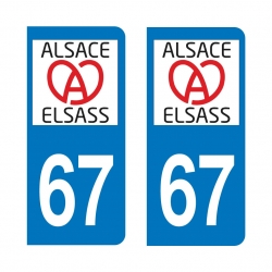 PLAQUE IMMATRICULATION -Grand Est- 