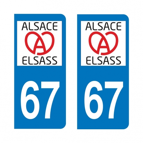 PLAQUE IMMATRICULATION -Grand Est- 