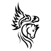 cheval-tribal