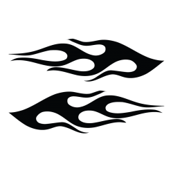 Décoration flamme Trident 