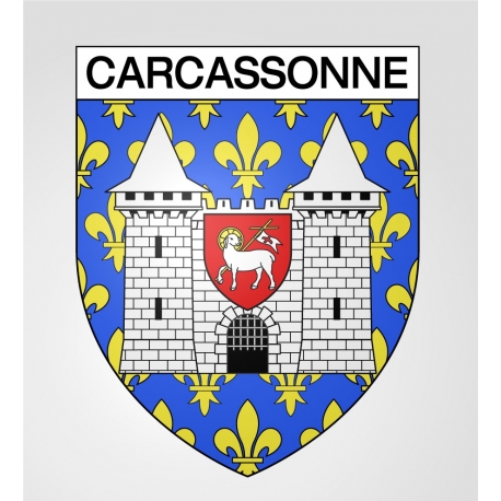 Écusson blason Carcassonne