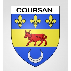 Écusson blason COURSAN 