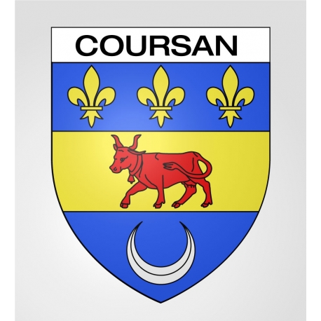 Écusson blason COURSAN 