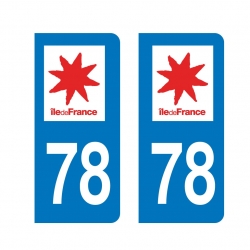 PLAQUE IMMATRICULATION -Île-de-France-78 
