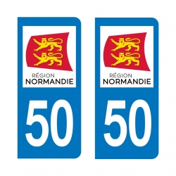 PLAQUE IMMATRICULATION -Normandie 