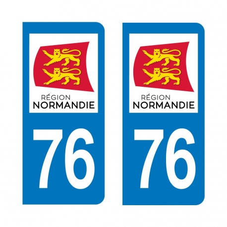 PLAQUE IMMATRICULATION -Normandie 