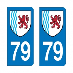 Autocollant IMMATRICULATION -Nouvelle-Aquitaine 