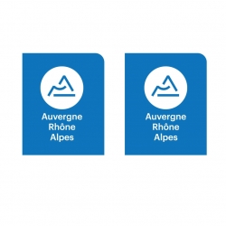 Autocollant IMMATRICULATION -auvergne-rhone-alpes-haut 