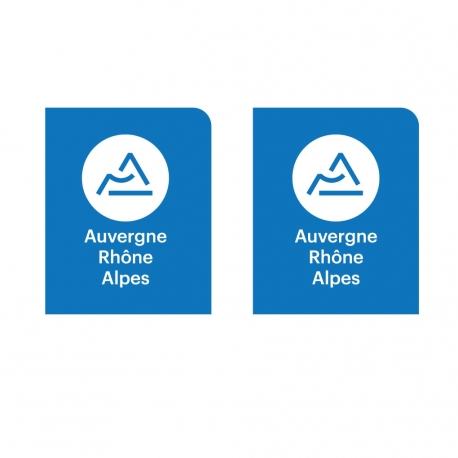 Autocollant IMMATRICULATION -auvergne-rhone-alpes-haut 