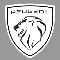 Logo peogeot noir 