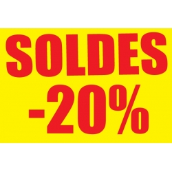 affiche-40x60 soldes -20% 