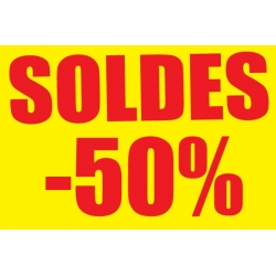 affiche-40x60 soldes -50% 
